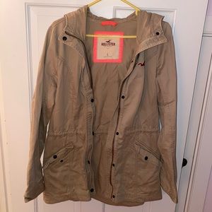 Khaki Hollister jacket!